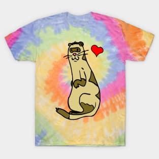 FERRET LOVE - LOVE COLORS T-Shirt